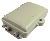 Plastic SMC 16 Core SC Fiber Distribution Box Waterproof FTTH PLC Splitter Box