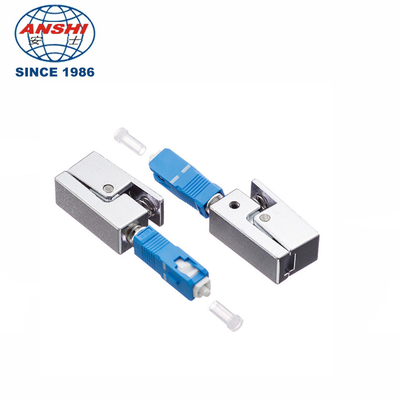 Pigtail Testing Reliable Type LC Bare Fiber Optic Adapter for telecommunication