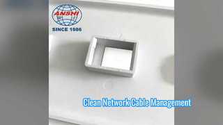 ANSI RJ45 ウォール プレート 簡単なネットワーク ケーブル管理