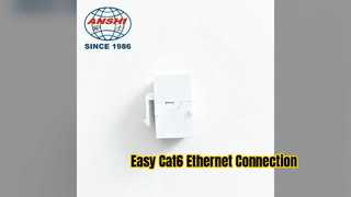 ANSI Cat6 RJ45 キーストーン ジャック イージー イーサネット コネクタ