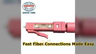 高速 FTTH 光ファイバー コネクタの簡単な取り付けガイド