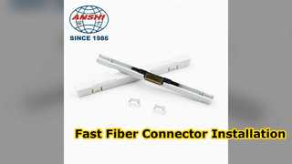 高速 FTTH 光ファイバー クイック コネクタ インストール ガイド
