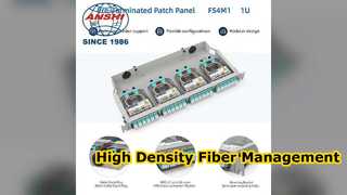 高密度スライド光ファイバーパッチパネル 1U ODF