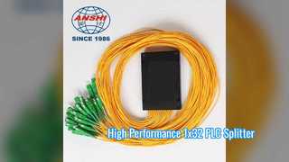 1x32 光ファイバー PLC スプリッター高品質 ABS ボックスタイプ