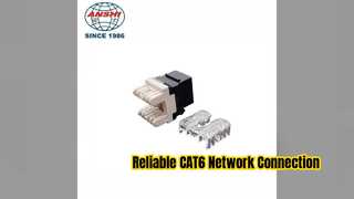 CAT6 UTP キーストーン ジャック信頼性の高いネットワーク ケーブル コネクタ