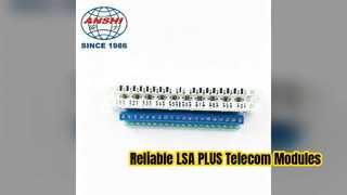 LSA PLUS 10 ペア通信モジュールの信頼性の高い接続
