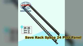 24 ポート 0 5U ブランク パッチ パネル省スペース ラック ソリューション