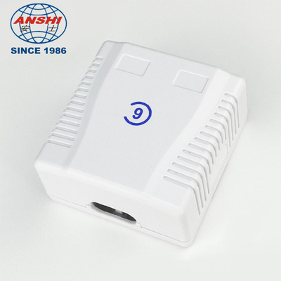 Double Port FTP Surface Mount Box CAT6 3U Gold Plating