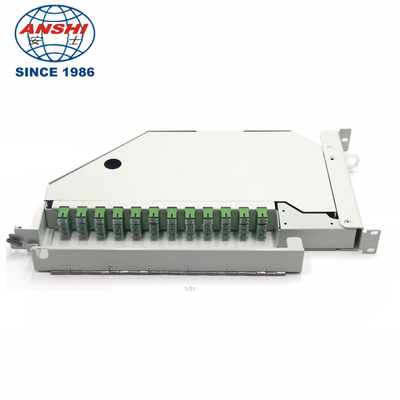 grey Fiber Distribution Unit Fiber Optical Distribution Frame