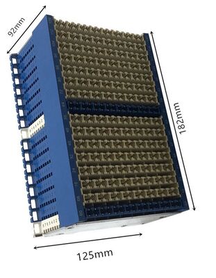High Density for Both Vertical / Horizontal InstallationJPX202-STO 128 Pairs Exchange Side Terminal Block Test Module 