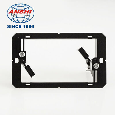 Brush Style Wall Plate For In-Wall Cable Management, American Style Cable Pass Through Wall Bracket For Wire Routing