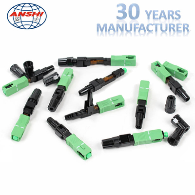 Pre Embedded Quick Connector SC APC Fiber Optic Accessories