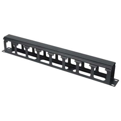 ANSHI 19インチ 1U 8ポート メタルケーブル管理 XL-4020-3A-A