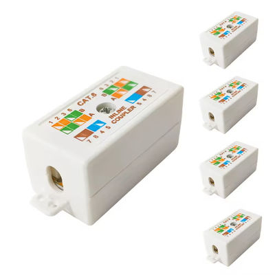 CAT6 CAT5E IDC 4ペア/8ウェイジャンクションボックス 8P8C - インラインケーブルカップラー - 端末ソケット